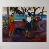 Gauguin - I Raro Te Oviri (Under Pandanus) 1891 Poster (Vorne)