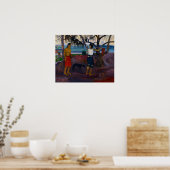 Gauguin - I Raro Te Oviri (Under Pandanus) 1891 Poster (Küche)