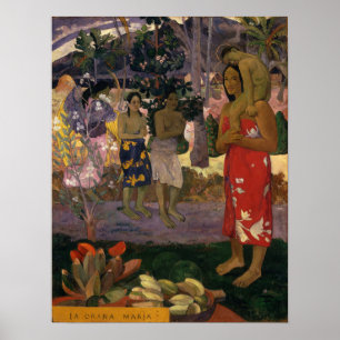 Gauguin - Ia Orana Maria (Ave Maria) 1891 Poster