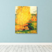 Gauguin - Im Herbst, Leinwanddruck (Insitu (Holzboden))