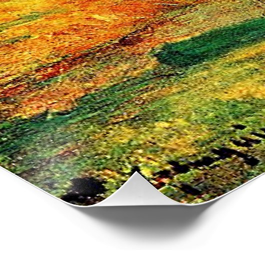 Gauguin - Im Herbst, Poster (Ecke)