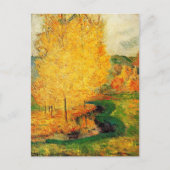 Gauguin - Im Herbst, Postkarte (Vorderseite)