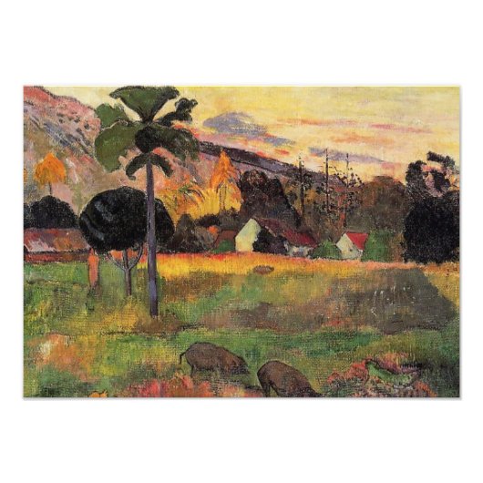 Gauguin - Komm her, schöne Kunstmalerei Fotodruck (Vorne)