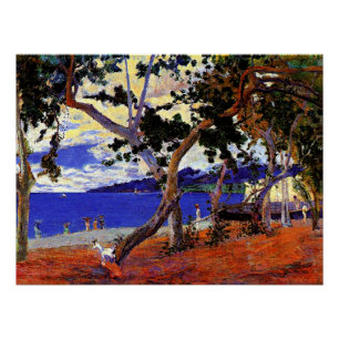 Gauguin - Küstenlandschaft von Martinique Poster