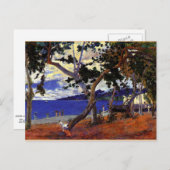Gauguin - Küstenlandschaft von Martinique Postkarte (Vorne/Hinten)