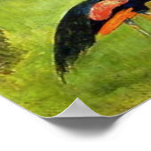 Gauguin Landscape with Peacocks Poster (Ecke)