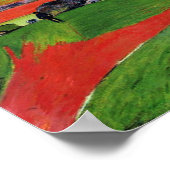 Gauguin - Landschaft bei le Pouldu Poster (Ecke)