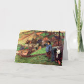 Gauguin - Landschaft der Bretagne Karte (Vorderseite)