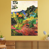 Gauguin - Landschaft Martinique, Leinwanddruck (Insitu (Wohnzimmer))