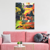 Gauguin Landschaft mit Peacocks Leinwand Wrap (Insitu (Wohnzimmer))
