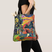Gauguin - Landschaft mit Peakocks Tasche (Von Nahem)