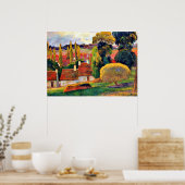 Gauguin: landwirtschaftlicher Betrieb in der Breta Poster (Küche)