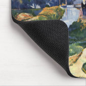 Gauguin Les Alyscamps, Baumweg Kirchenlandschaft Mousepad (Ecke)