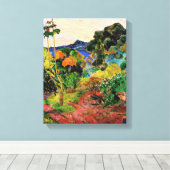 Gauguin - Martinique Landschaft, berühmtes Bild, Leinwanddruck (Insitu (Holzboden))