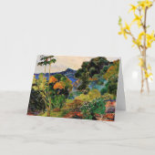 Gauguin - Martinique Landschaft Karte (Gelbe Blume)