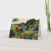 Gauguin - Martinique Landschaft Karte (Vorderseite)