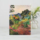 Gauguin - Martinique Landschaft Karte (Stehend Vorderseite)