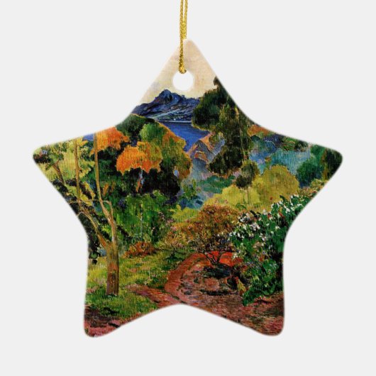 Gauguin - Martinique Landschaft Keramikornament (Vorne)