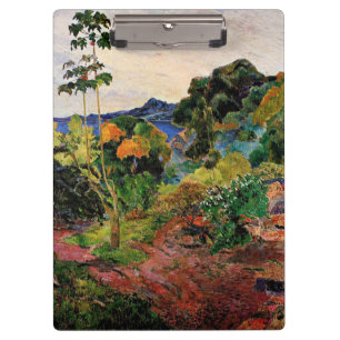 Gauguin - Martinique Landschaft Klemmbrett