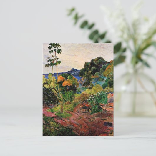 Gauguin - Martinique Landschaft Postkarte (Stehend Vorderseite)