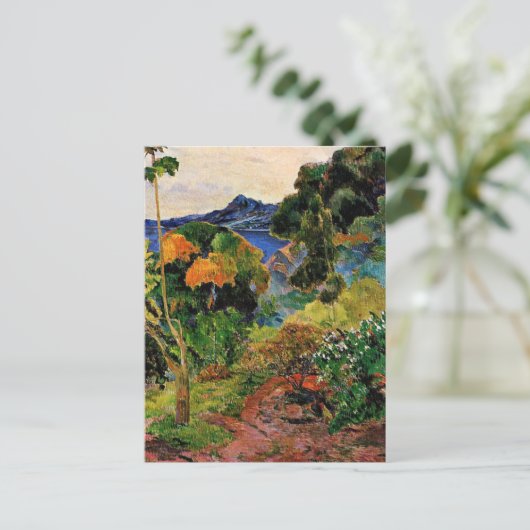 Gauguin - Martinique Landschaft Postkarte (Stehend Vorderseite)