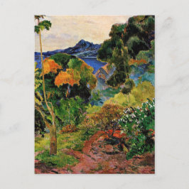 Gauguin - Martinique Landschaft Postkarte