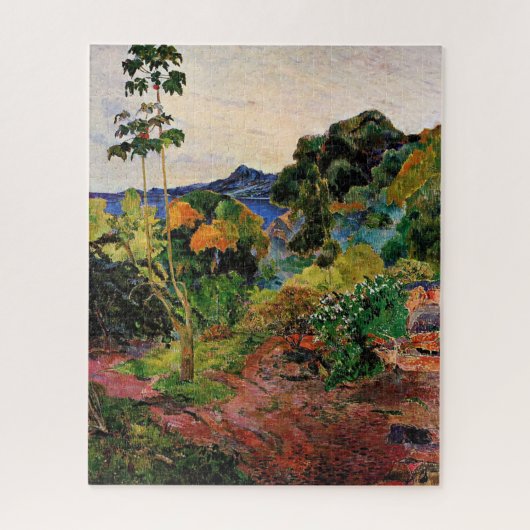 Gauguin - Martinique Landschaft Puzzle (Vertikal)