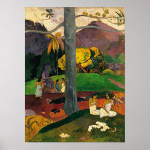 Gauguin - Mata Mua (In alten Zeiten) 1892 Poster