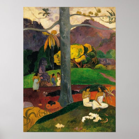 Gauguin - Mata Mua (in Olden Times) 1892 Poster (Vorne)
