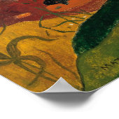 Gauguin - Mata Mua (in Olden Times) 1892 Poster (Ecke)