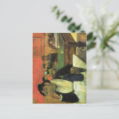 Gauguin, Paul Im Caf? (Portr?t der Frau Ginoux) 18 Postkarte (Stehend Vorderseite)
