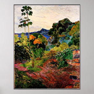 Gauguin - Poster für tropische Vegetation