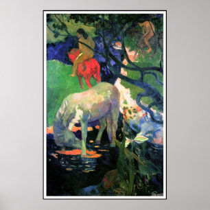 Gauguin Poster Print : Das Weiße Pferd