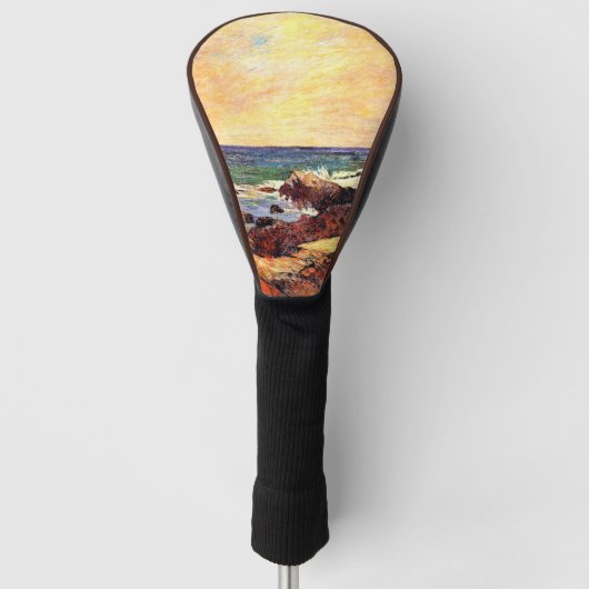 Gauguin - Rocks and Sea, 1886, painting Golf Headcover (Vorderseite)