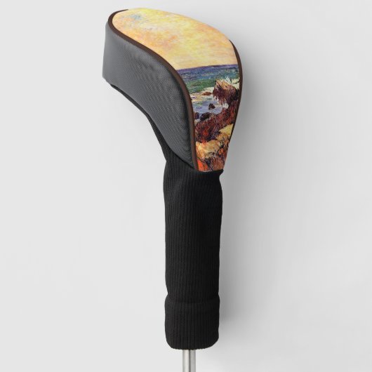 Gauguin - Rocks and Sea, 1886, painting Golf Headcover (angewinkelt)