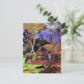 Gauguin - Schwarze Schweine Postkarte (Stehend Vorderseite)