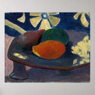 Gauguin - Stillleben mit drei Mangos 1892 Poster