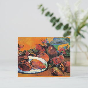 Gauguin - Stillleben mit Mangos Postkarte