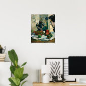Gauguin - Stillleben mit Profil von Laval 1886 Poster (Heimbüro)