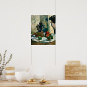 Gauguin - Stillleben mit Profil von Laval 1886 Poster (Küche)