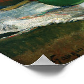 Gauguin - Stillleben mit Profil von Laval 1886 Poster (Ecke)