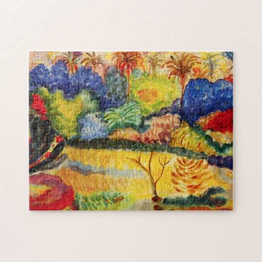 Gauguin Tahitian Landschaftspuzzlespiel Puzzle (Horizontal)