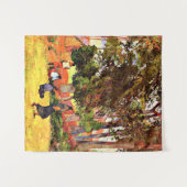 Gauguin - Tahitian Village, Wandteppich (Vorderseite (Horizontal))