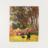 Gauguin - Tahitian Village, Wandteppich (Vorderseite)