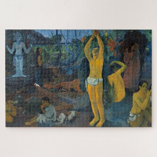 Gauguin Tahitian Women Woher kommen wir? Puzzle (Horizontal)