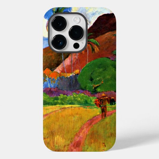 Gauguin - Tahitianische Berge, Case-Mate iPhone Hülle (Rückseite)