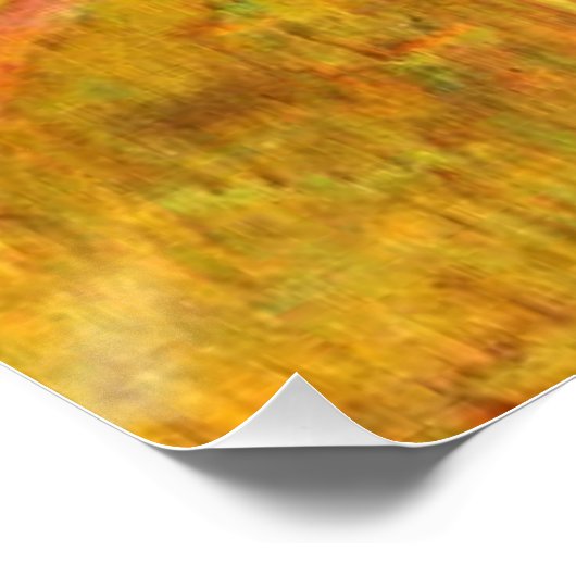 Gauguin - Tahitianische Berge Poster (Ecke)