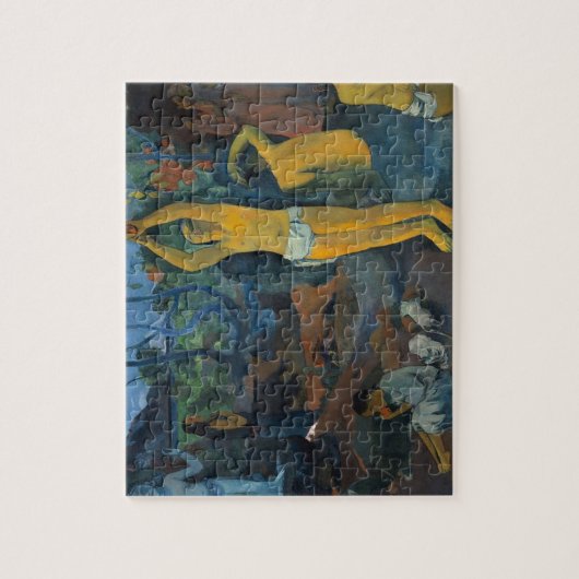 Gauguin Tahitianische Frauen, woher kommen wir? Puzzle (Vertikal)