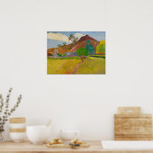 Gauguin - Tahitianische Landschaft 1891 Poster (Küche)