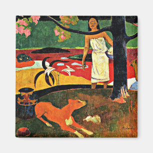 Gauguin - Tahitianische Pastorale Magnet